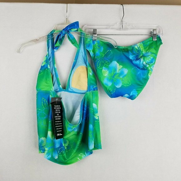 Vintage ATHENA Tankini High Waisted 2 Piece Bikini - Picture 12 of 12